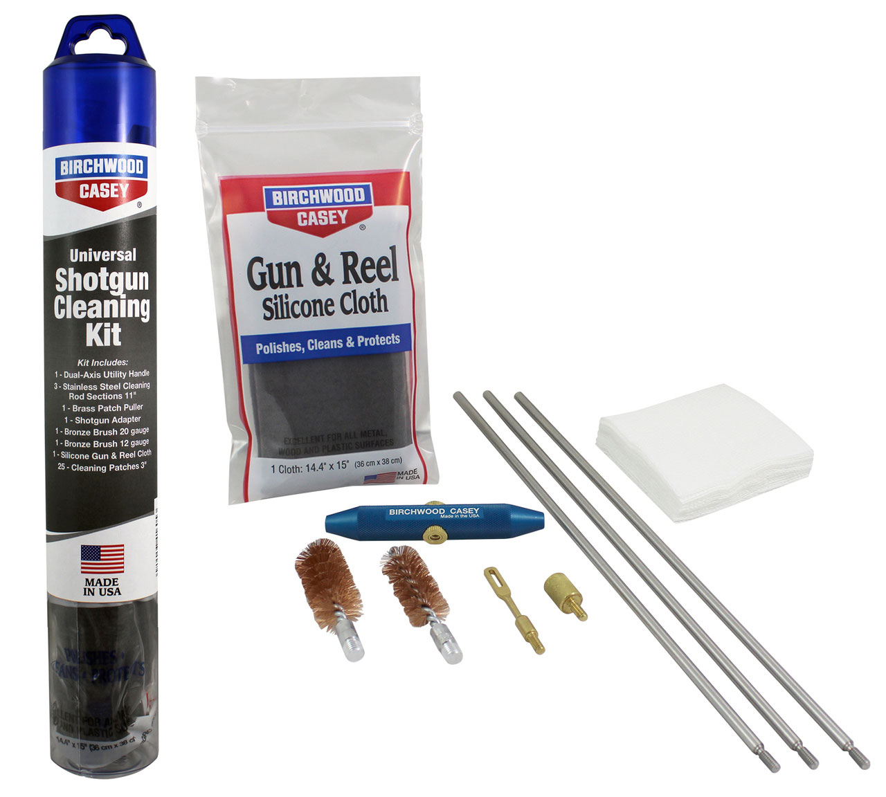 Universal Shotgun Stainless Steel Cleaning Kit Birchwood Casey