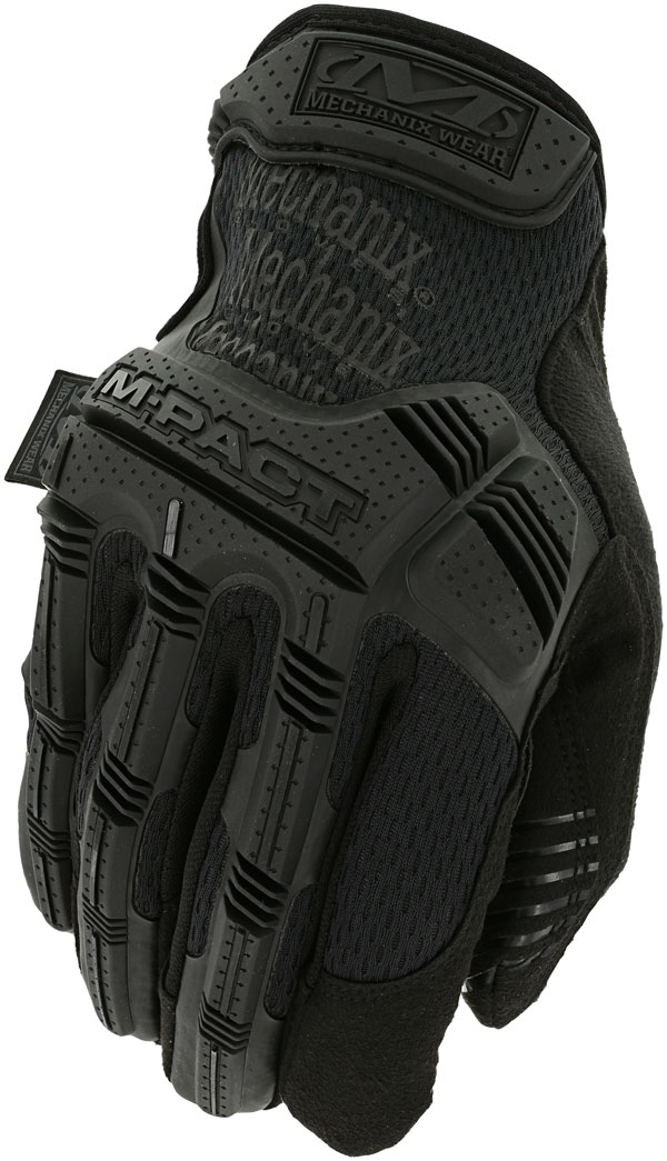 M-Pact Covert Gloves (X-Large, All Black)
