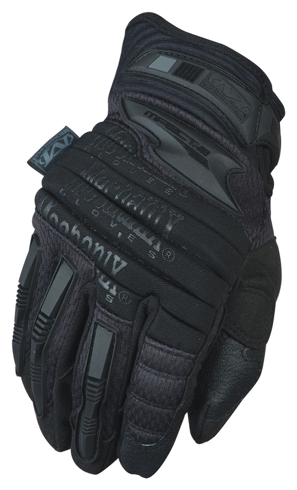 M-Pact 2 Covert Gloves (Small, All Black)