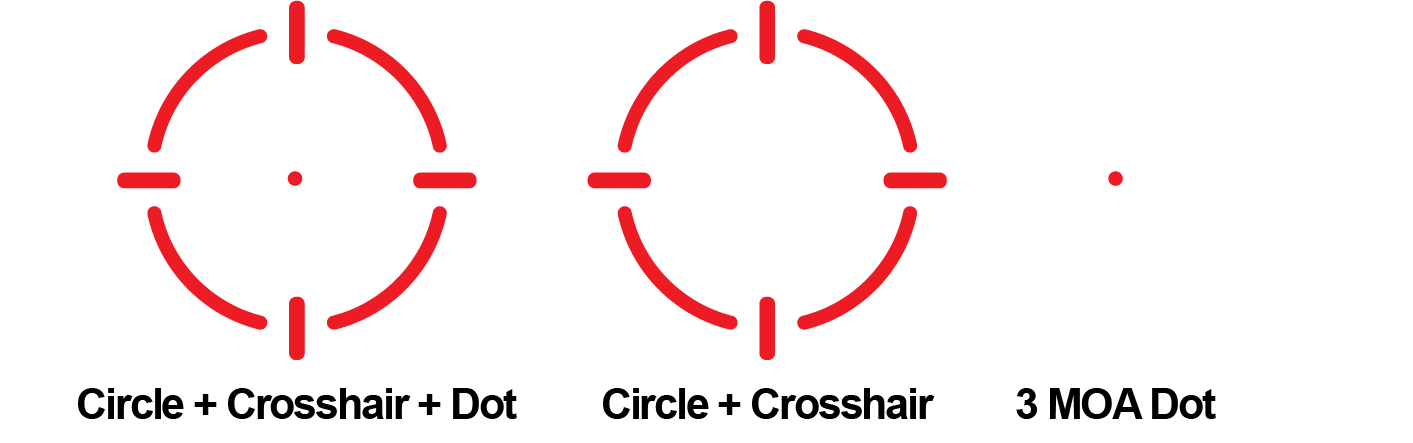 Multi Dot Reticle-layered